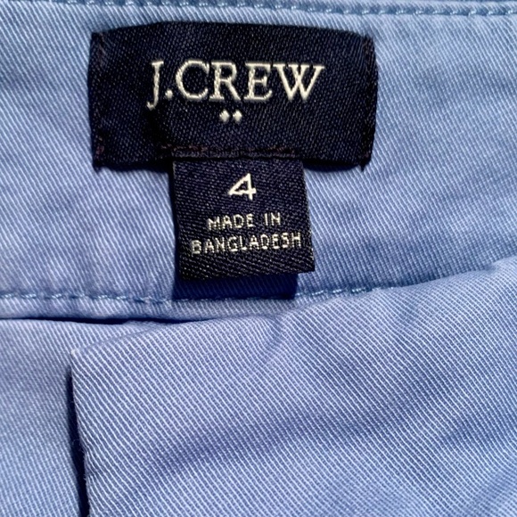 J. Crew Blue Bermuda Shorts Casual Style SZ 4 - Picture 2 of 8